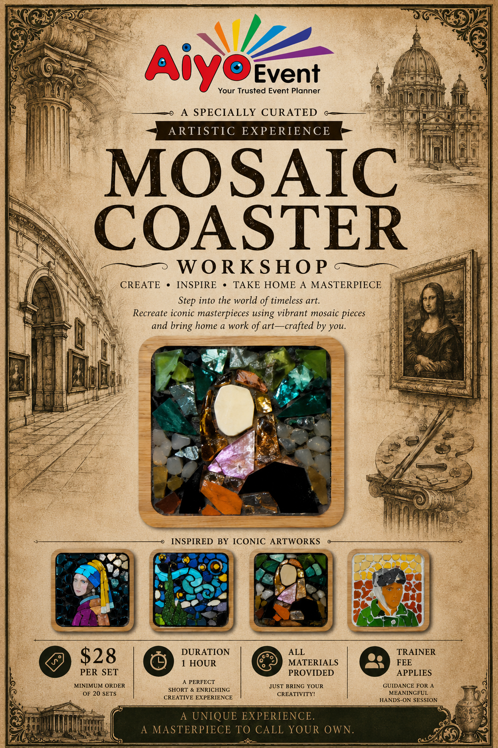 Mosaic Coaster